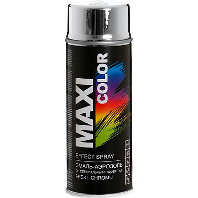Емаль Maxi Color аерозольна ефект хрому глянець 400 мл