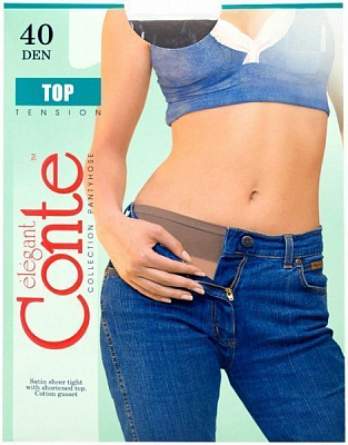Колготки Conte TOP 40 den bronz р. 4 бронзовий