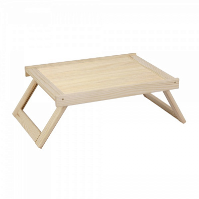 Поднос для завтрака 450х335х180 мм молочный дуб WoodMood
