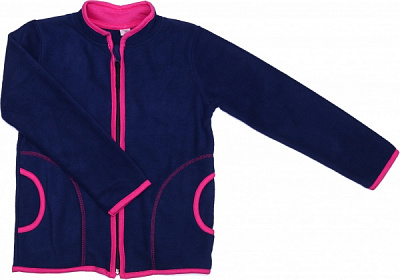 Кофта для дівчинки Luna Kids на флісі р.128 синій