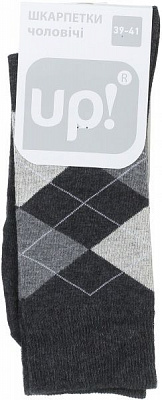 Шкарпетки UP! (Underprice) р. 25-27 темно-сірий 1 пар