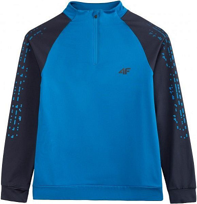 Футболка с длинным рукавом 4F J4Z20-JTSML400C-36S р. 128 синий