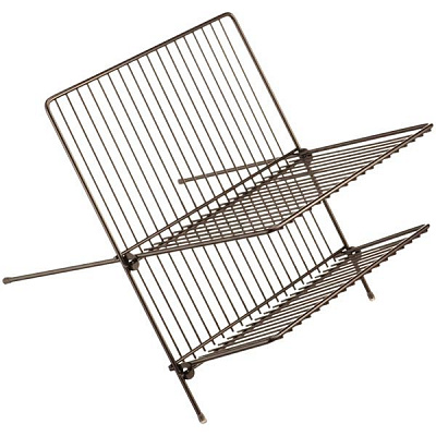 Сушилка для посуды Lemax 330х340х200 мм черный никель