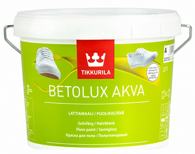 Фарба акрилатна TIKKURILA Бетолюкс Аква напівглянець 0,9л 1,08кг