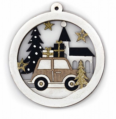 Декоративная подвеска Сказочное путешествие 3 D № 8 11,5 см 863 