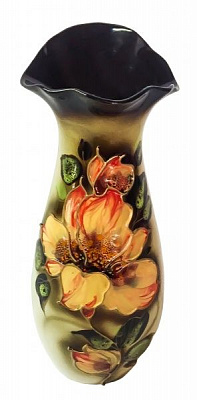 Ваза керамическая разноцветная Бутон 1 37 см