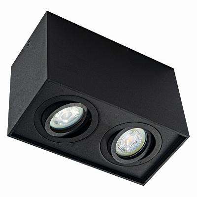 Светильник точечный Berger 40 Вт GU10 черный 3012-DL-2 Black 