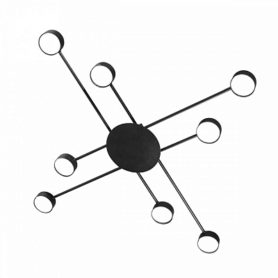 Люстра стельова LIGHT SET BARVINOK 8xGX53 чорний