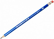 Набор карандашей чернографитных НВ 12 шт., корпус красный, синий O15504 Optima