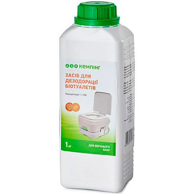Засіб для дезодорації біотуалетів (для верхнього баку 50/5) 1 кг