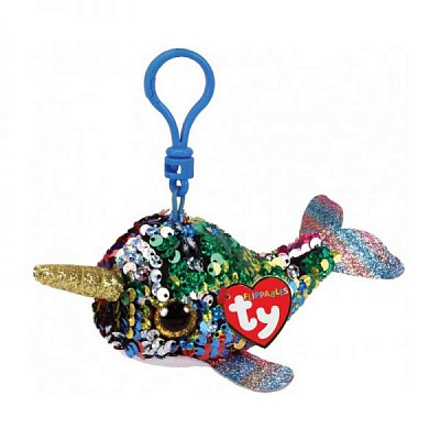 М'яка іграшка TY Flippables 35304 Нарвал Calypso 12 см