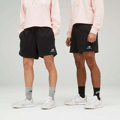 Шорты New Balance UNI-SSENTIALS US21500BK р. L белый