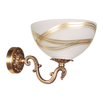 Бра Фабрика Світла Калиппо 1x60 Вт E27 античная бронза/античная латунь НББ 15-1х60-513