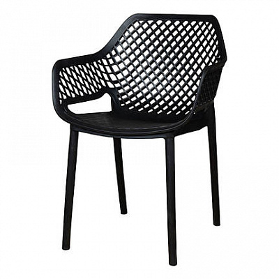 Стул пластиковый Bica Aria 82x60x58 см графит