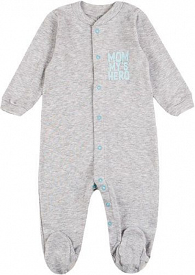 Чоловічок Фламінго р.68 сірий із блакитним 382-1004