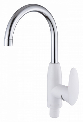 Змішувач для кухні Silver JOY PL SLHO0743WH