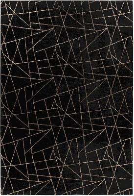 Килим Kayoom Bijou 125 Black/Gold 160х230