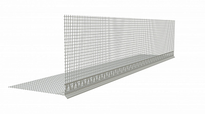 Профиль Masterplast THERMOMASTER PVC-B угловой с сеткой и капельником 2,5 м