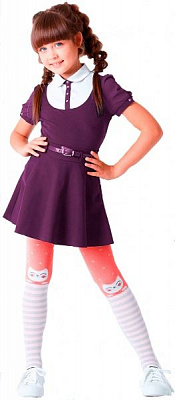 Колготки дитячі Giulia D010 LITTLE KIDS red р.92-98 червоний