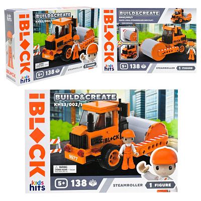 Игрушка-конструктор Shantou Kids hits IBLOCK JUNIOR 138 дет. KH53/002/1