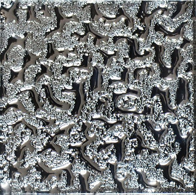 Плитка Grand Kerama Тако моно платина рифлене 8x8