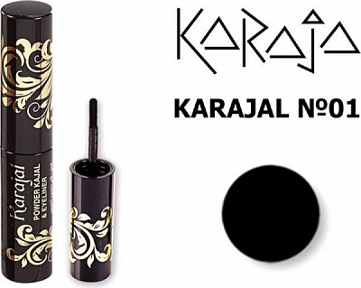 Подводка для глаз KARAJA рассыпчатая черный 3 мл