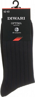 Шкарпетки чоловічі Conte OPTIMA All seasons 7С-43СП 050 р. 27 графіт 1 пар