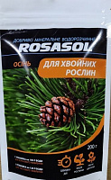 Удобрение минеральное ROSASOL водорастворимое для хвойных растений 200 г (осень)