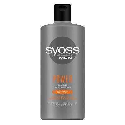 Шампунь Syoss Men power & strength 440 мл