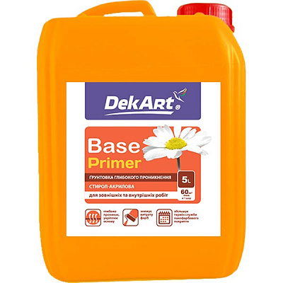 Грунтовка глубокопроникающая DekArt Base 5 л