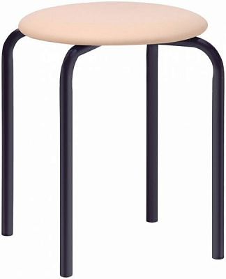 Табурет AMF Art Metal Furniture Софи бежевый / черный 