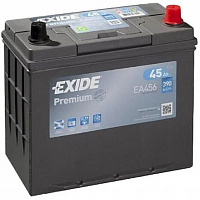 Аккумулятор автомобильный EXIDE Premium EA456 45Ah 390A 12V «+» справа (EA456)