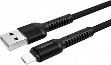 Кабель MakeFuture USB – microUSB 1 м чорний (MCB-MD1GR) (2.4A) Denim Grey 