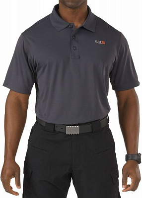 Футболка поло 5.11 Tactical Pinnacle Short Sleeve Polo р. S charcoal 71036
