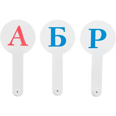 Веер с буквами 59237 украинский алфавит