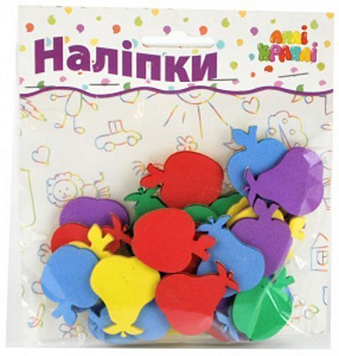 Набір наліпок МякіФрукти №1 20 шт.