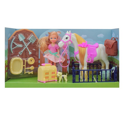 Ігровий набір Лялька і конячка 686-821