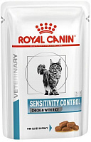 Корм для кошек SENSITIVITY CONTROL CHICKEN FELINE (Сенситивити Контрол Чикен & Райс Фелин), пауч, 0,1 кг