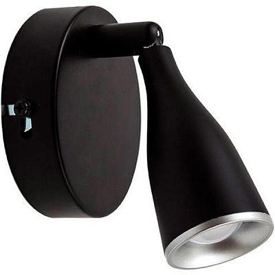 Спот Светкомплект 1x5 Вт чорний LED SP 1201