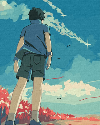 Картина по номерам Мыслями в небе 10216-AC 40х50 см ArtCraft 