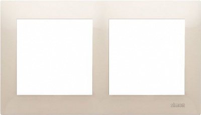 Рамка двухместная Simon Premium универсальная кремовый DR2/41