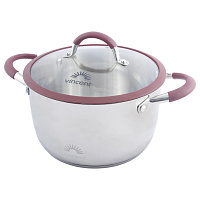 Кастрюля с крышкой Vincent 24 см 5,6 л VC-3187-24