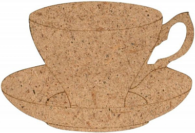 Заготовка Чашка на блюдце 7,2x5 см 5 шт. Rosa Talent 