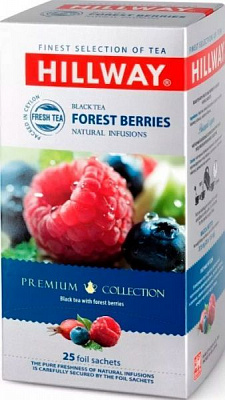 Чай черный Hillway Лесные Ягоды 25 шт. 40 г 