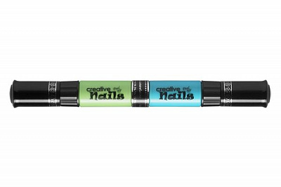 Лак-олівець для нігтів Malinos Creative Nails на водній основі (морської хвилі та насичений блакитний) MA-303021+303022