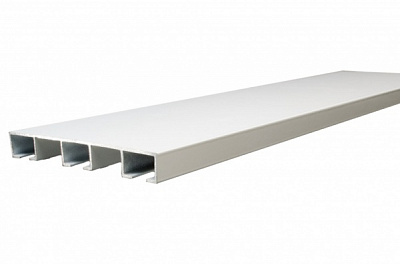 Карниз АЛЮТЕРРА БР-19\1 тройной 300 см белый 1 шт. 