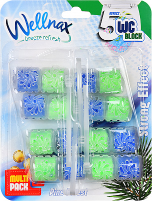 Туалетний блок Wellnax Сосна 4х50 г BLK-401