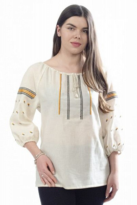 Вишиванка Едельвіка р. XXL лляний 563-20/08