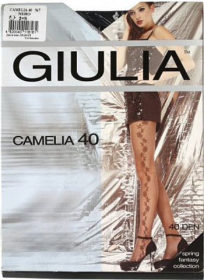 Колготки Giulia Camelia 40 den р. 2 черный мод. 7 