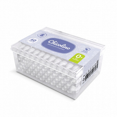 Ватні палички Chicolino Дитячі 60 шт. (коробка)